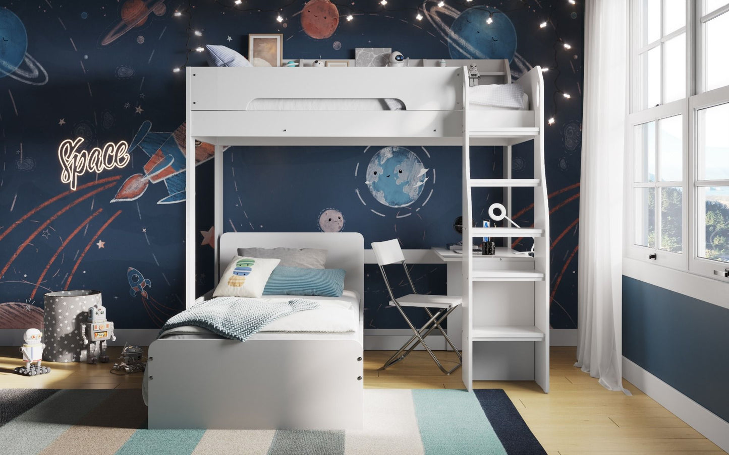 Galaxy L Shaped Bunk Bed