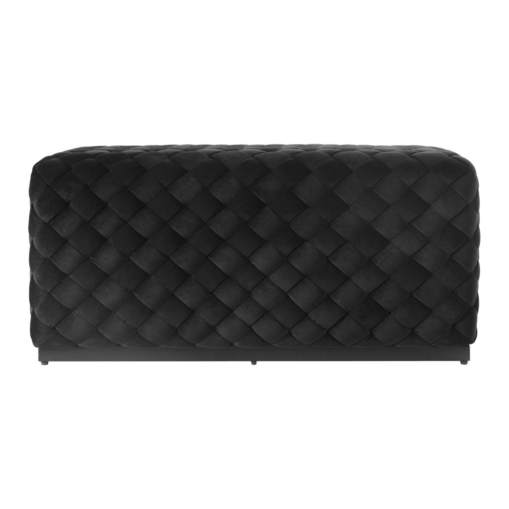 Culross basket weave pouffe