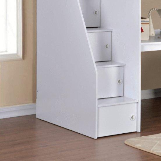 Dakota High Sleeper Bed with Desk & Storage - Millie & Jones