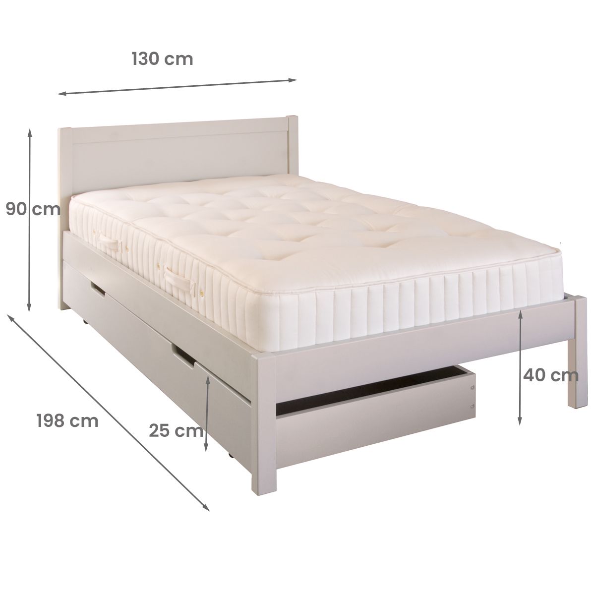 The Classic Small Double Bed with Sleepover Trundle