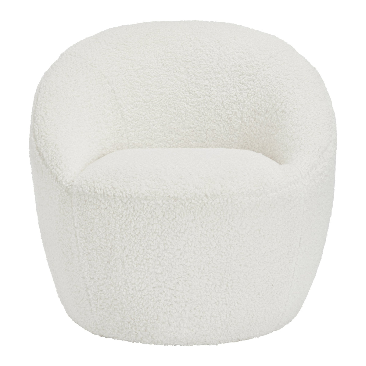 Dulwich curved boucle chair