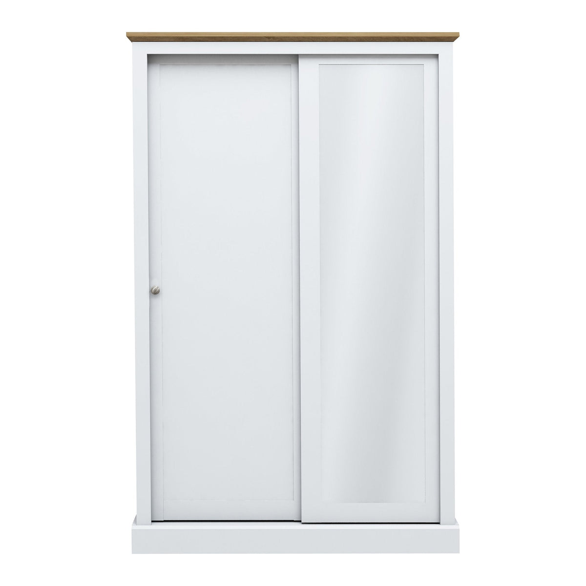 Dunwich 2 door sliding wardrobe in White
