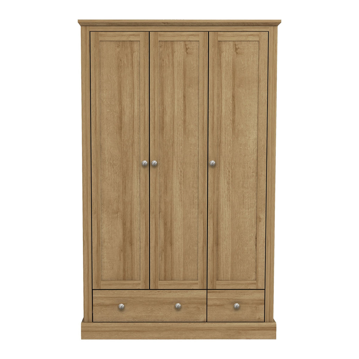 Dunwich 3 door 2 drawer wardrobe in Oak Effect