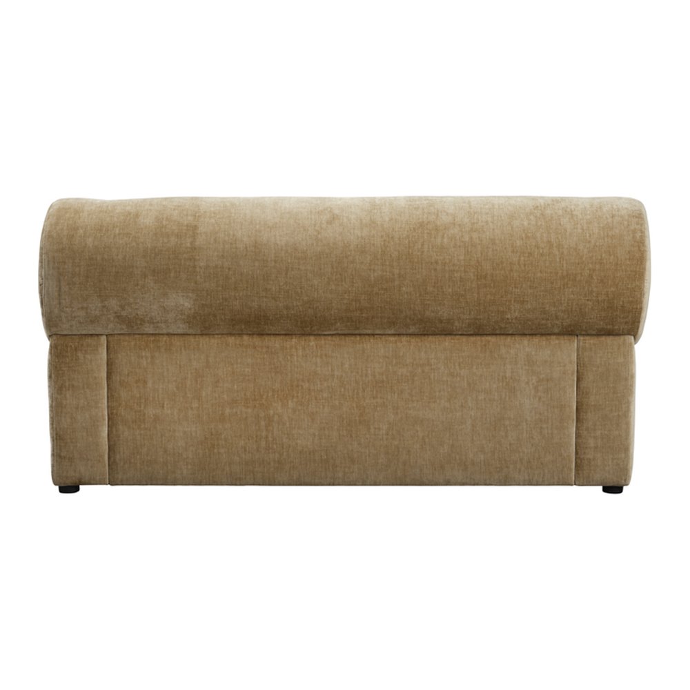 Egerton curved chenille sofa