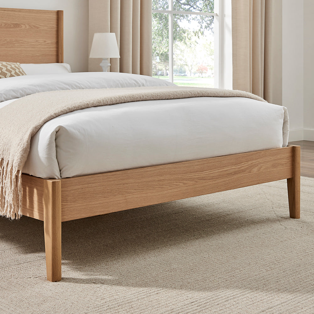 Elmswick Oak Bed Frame in Oak – product view 4