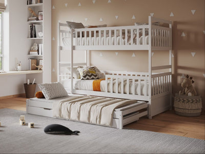 Rufus Bunk Bed with Trundle & Storage Drawers