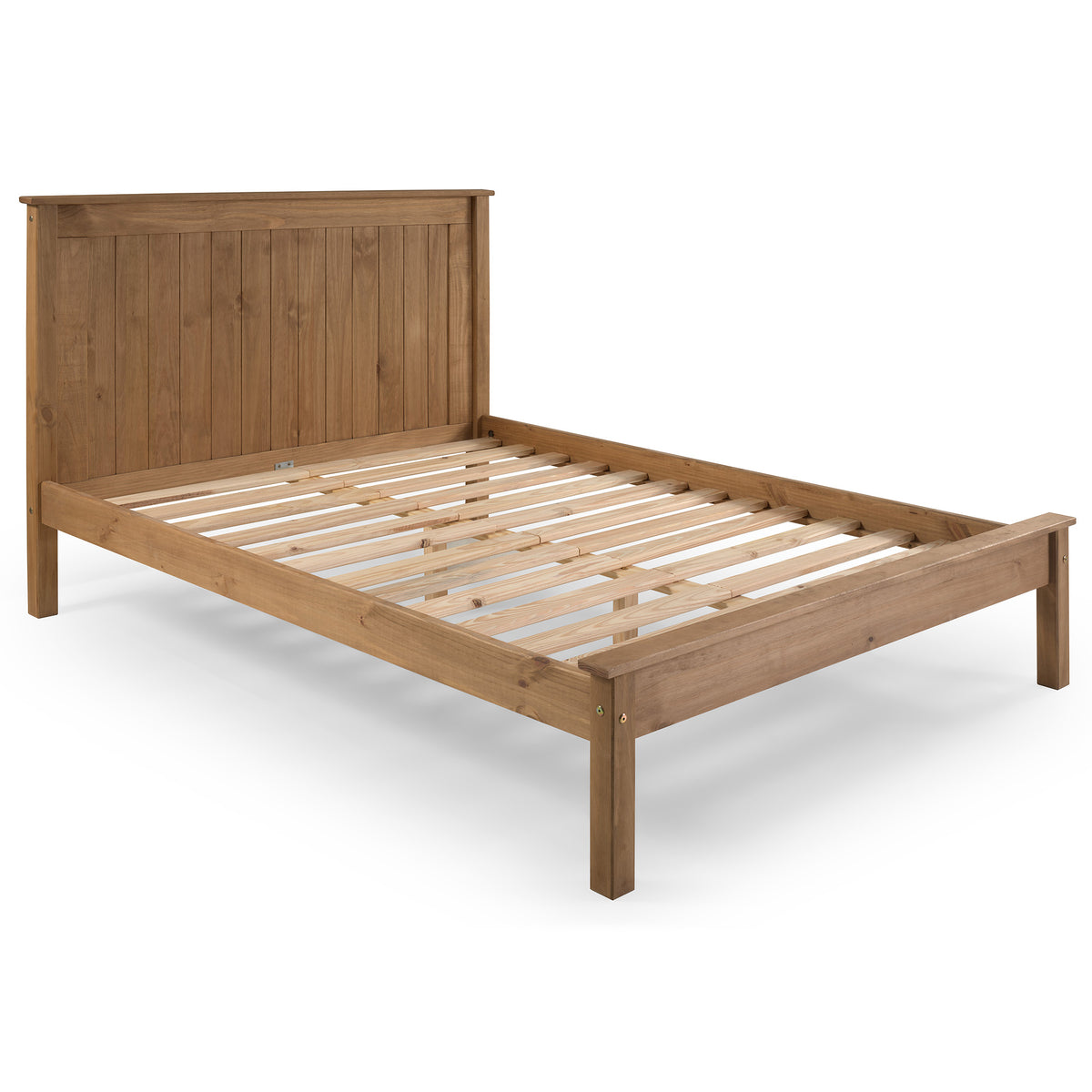Farncombe Panelled Pine Bed with Low Footend in Pine – product view 13
