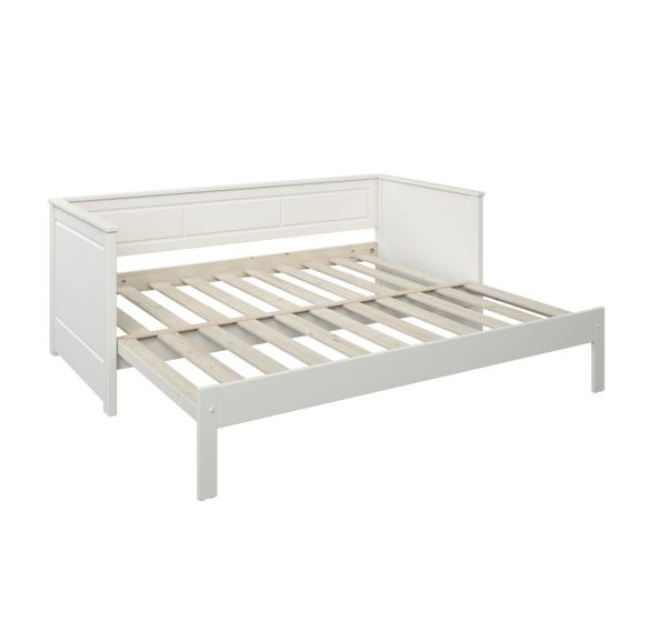 Erika White Guest Bed with Trundle