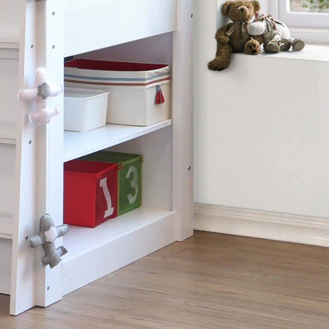 Billie Mid Sleeper Bed with Drawers & Desk - Millie & Jones