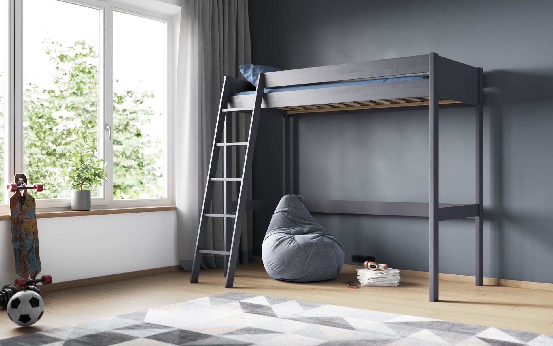 titan-solid-wood-highsleeper-frame