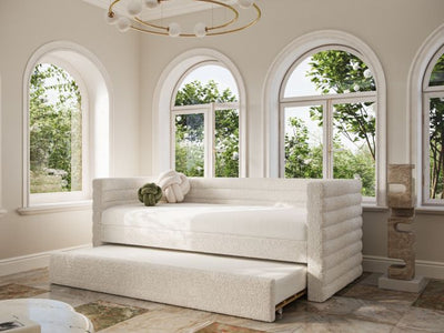 Yuma Cream Guest Bed with Trundle - Hover