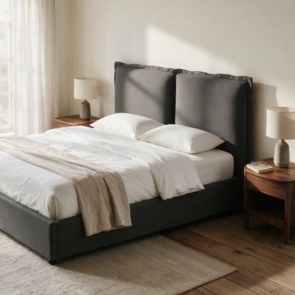 Relax Pillow Headboard Bed