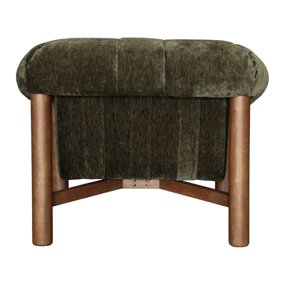 Holborn velour chenille armchair with wooden legs
