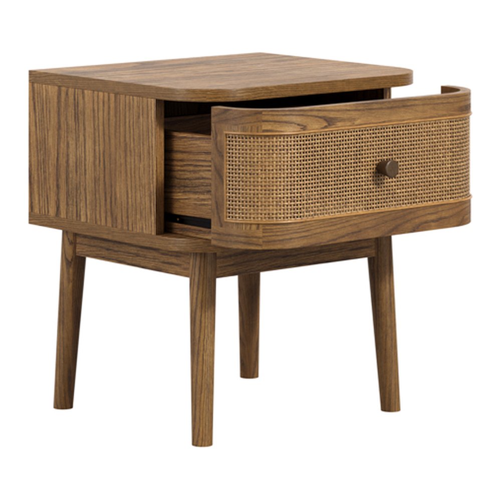 Holkham weave front bedside table