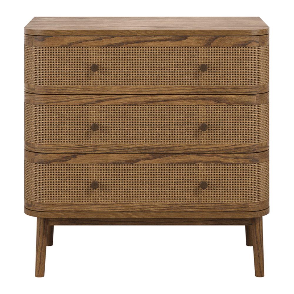 Holkham weave front chest of drawers