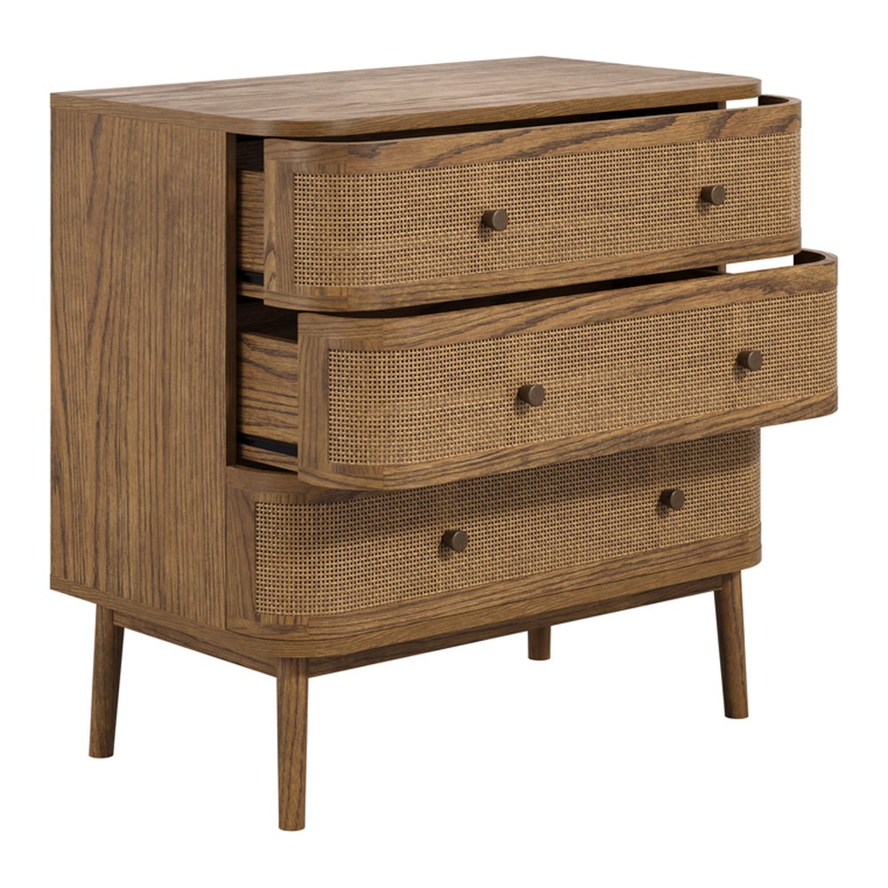 Holkham weave front chest of drawers
