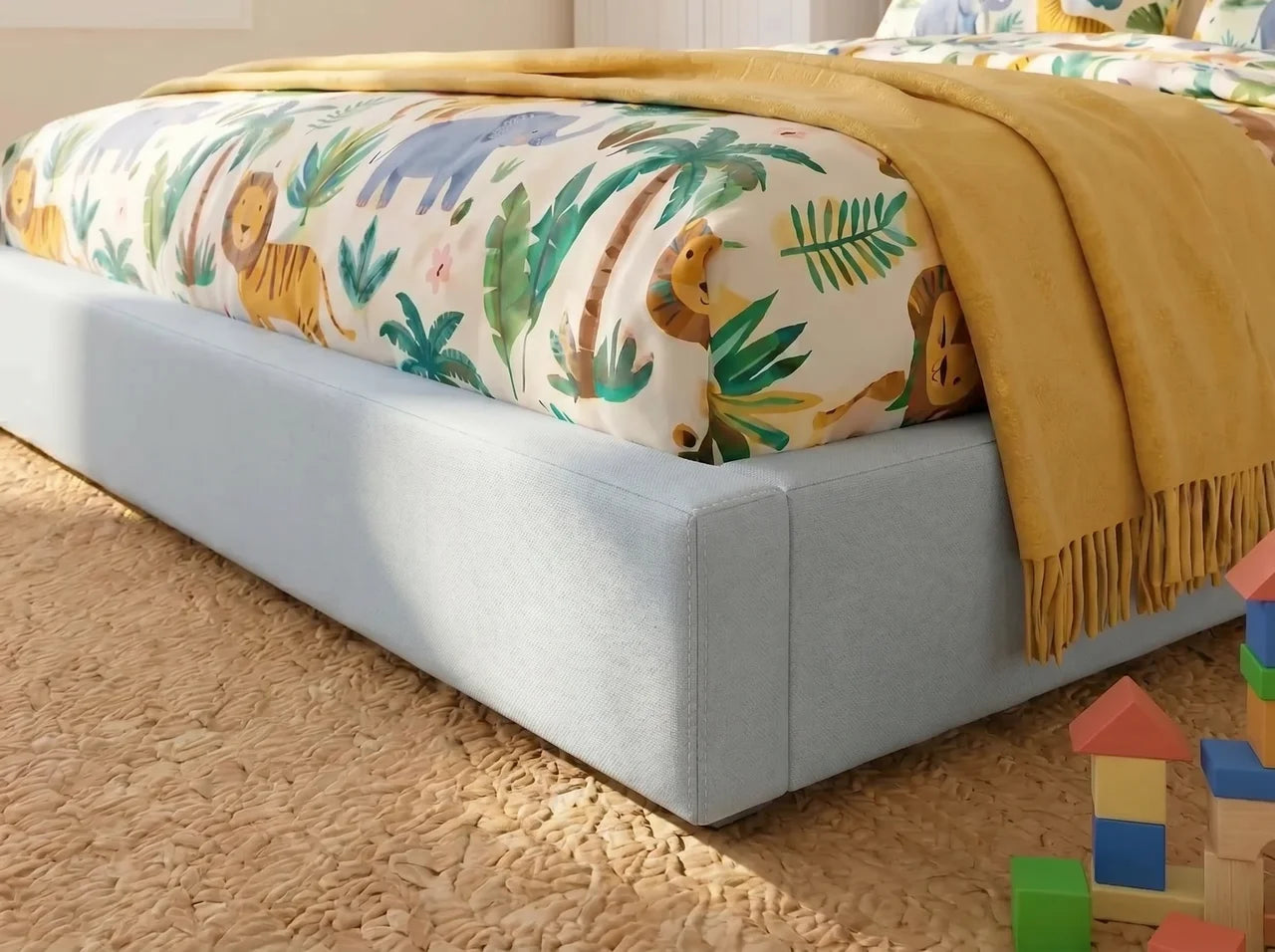 the-daisy-childrens-fabric-floor-bed