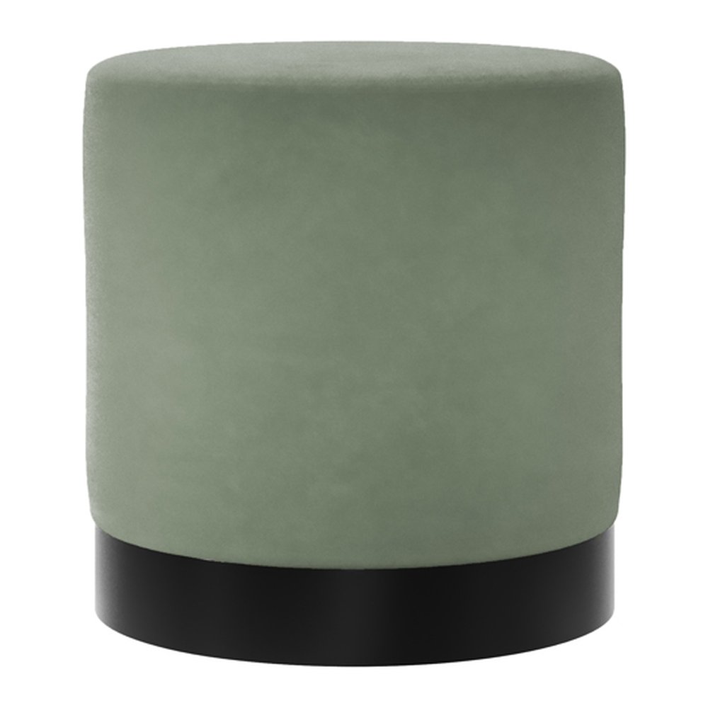 Islay metal base pouffe in Sage