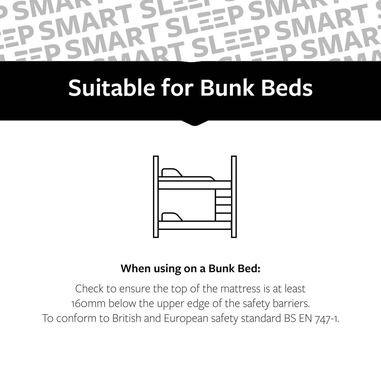 Jay-Be Bunk e‑Sprung Single Mattress - Millie & Jones