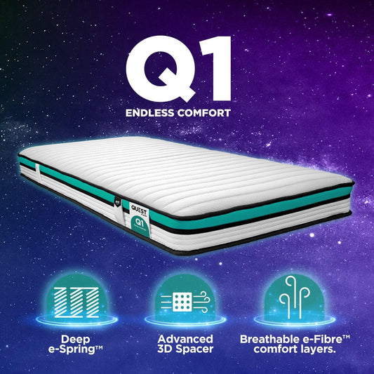 Jay-Be Quest Q1 Endless Comfort Single Mattress - Millie & Jones