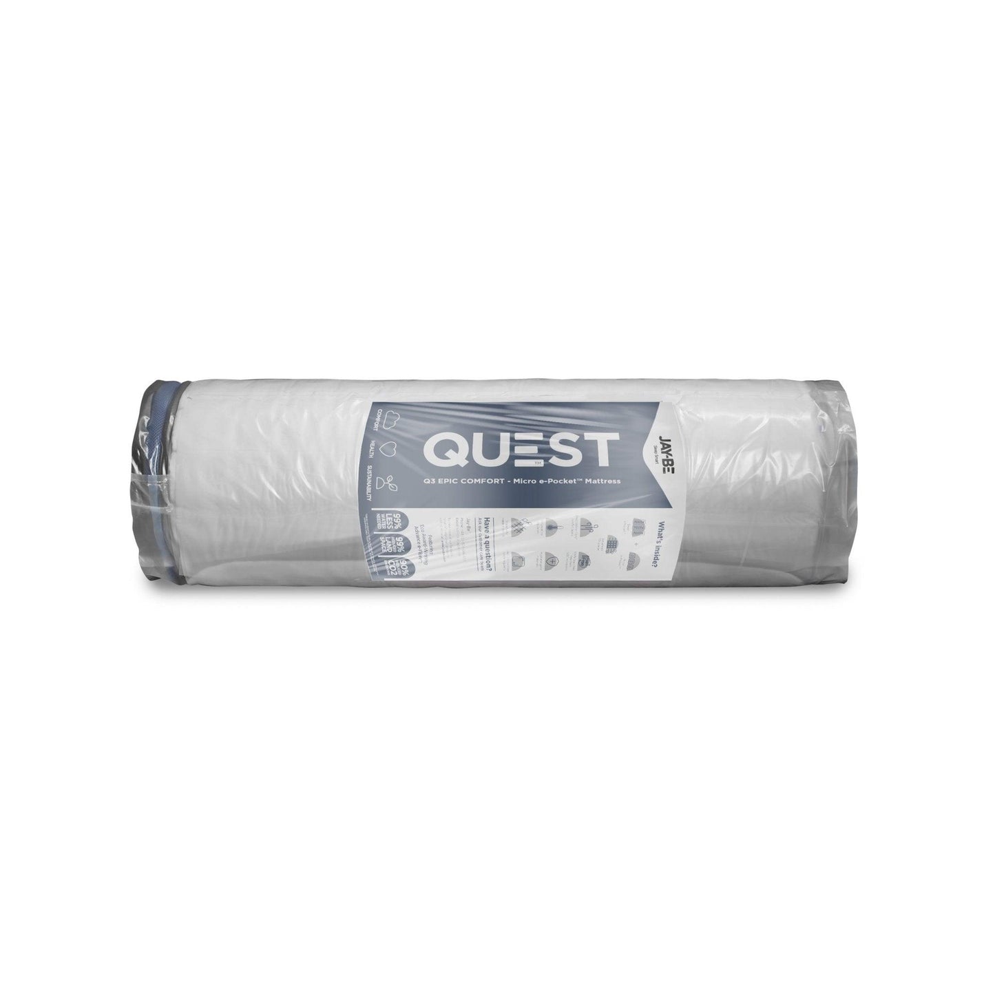 Jay-Be Quest Q3 Epic Comfort Single Mattress - Millie & Jones