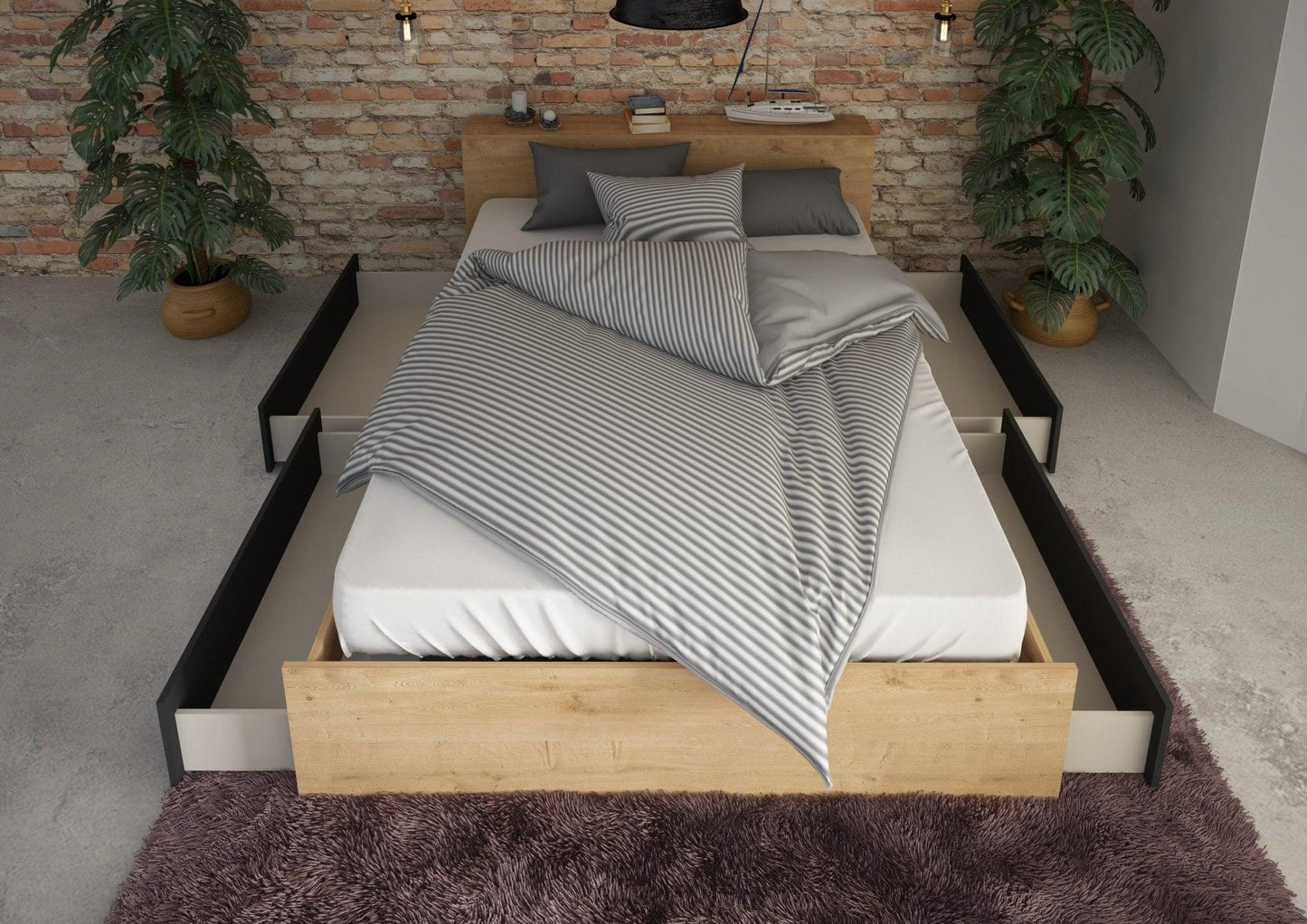 Jazz Double bed - With Colour Options