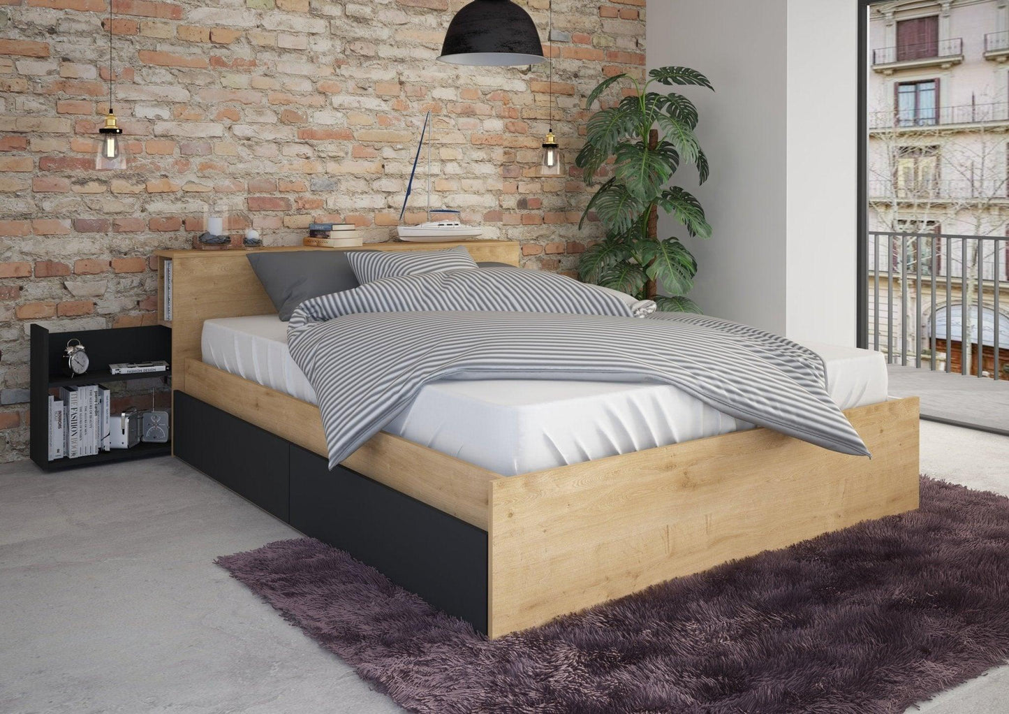 Jazz Double bed - With Colour Options
