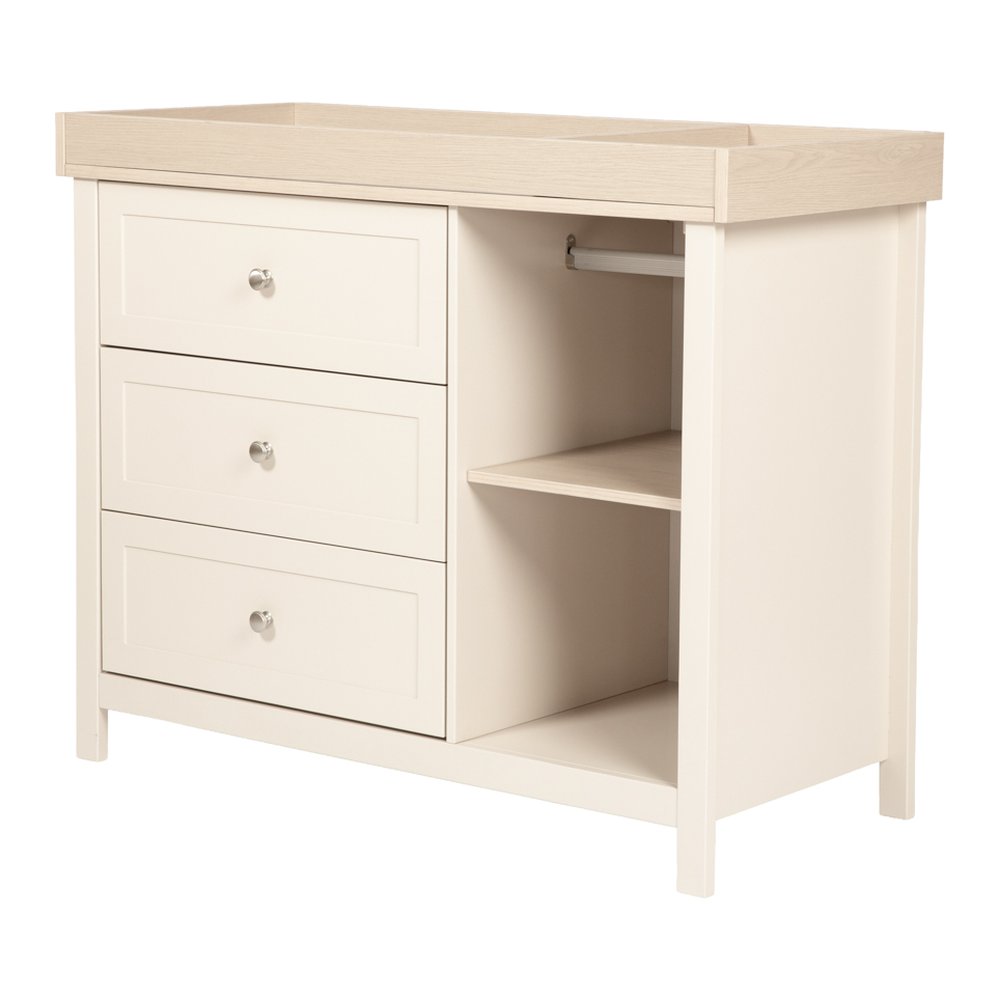 Juniper wide changing unit in Cashmere and Oak