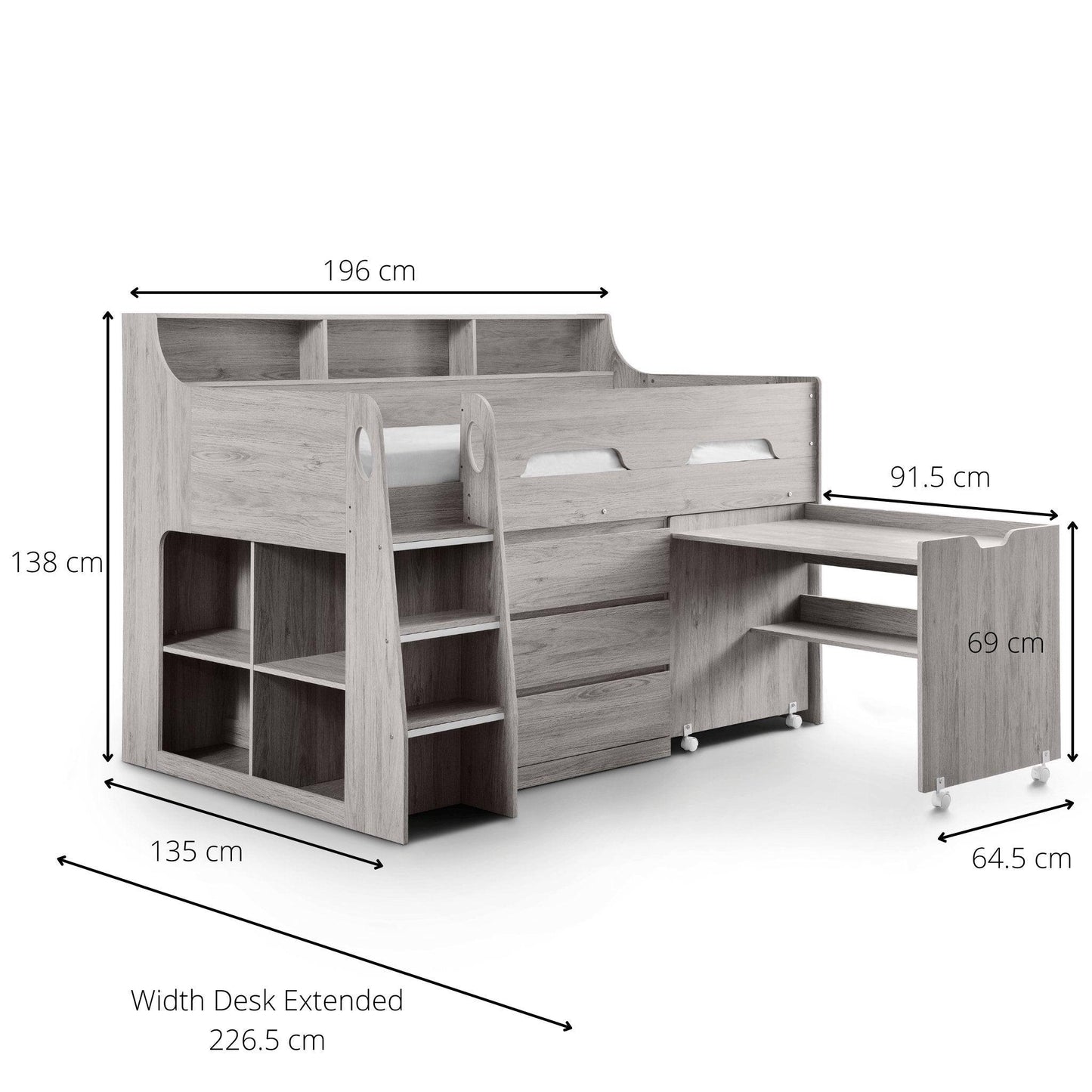 The Acorn Mid Sleeper - Millie & Jones