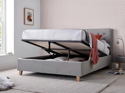 Kingham Grey Ottoman Bed - Hover