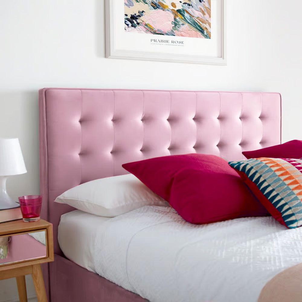 The Kingham Pink Ottoman Bed - Millie & Jones