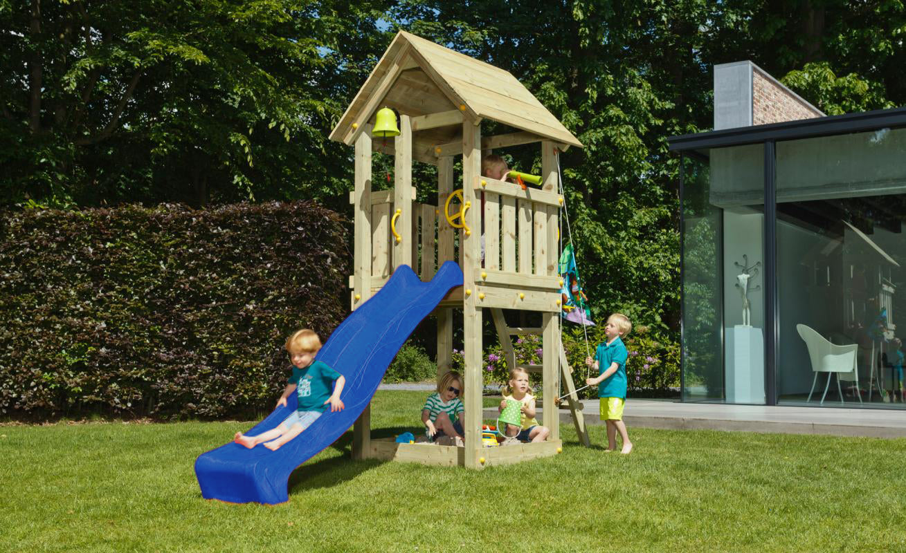 KIOSK Climbing Frame with Slide and Sandpit