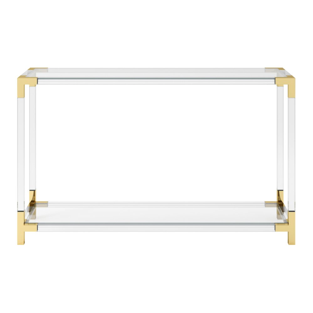Lamorna acrylic console table