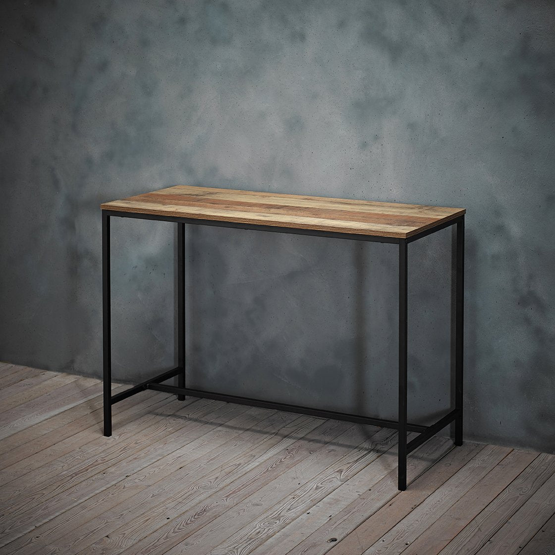Lavenham industrial writing table in Oak Effect