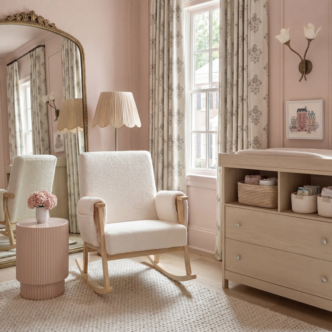 Linnet rocking nursing chair