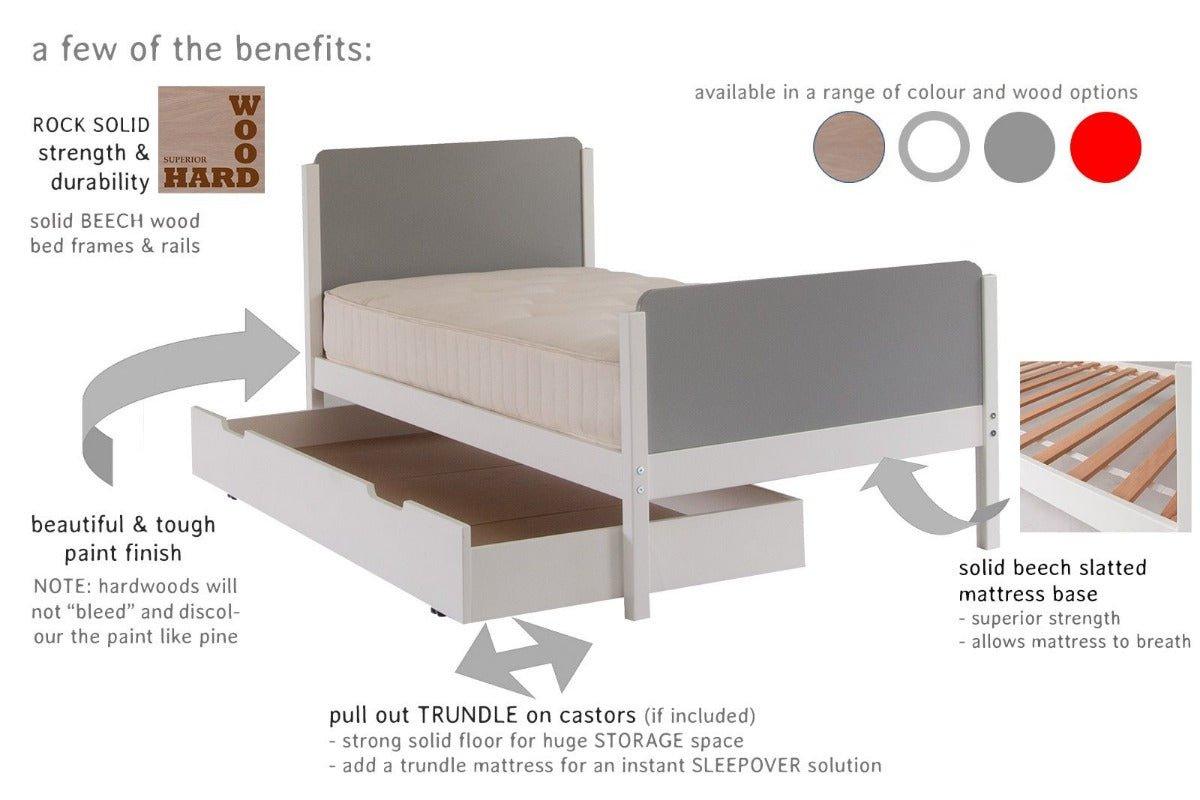 The Edit Single Bed with optional Trundle - Millie & Jones