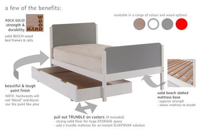 Edit Single Bed with optional Trundle - Hover