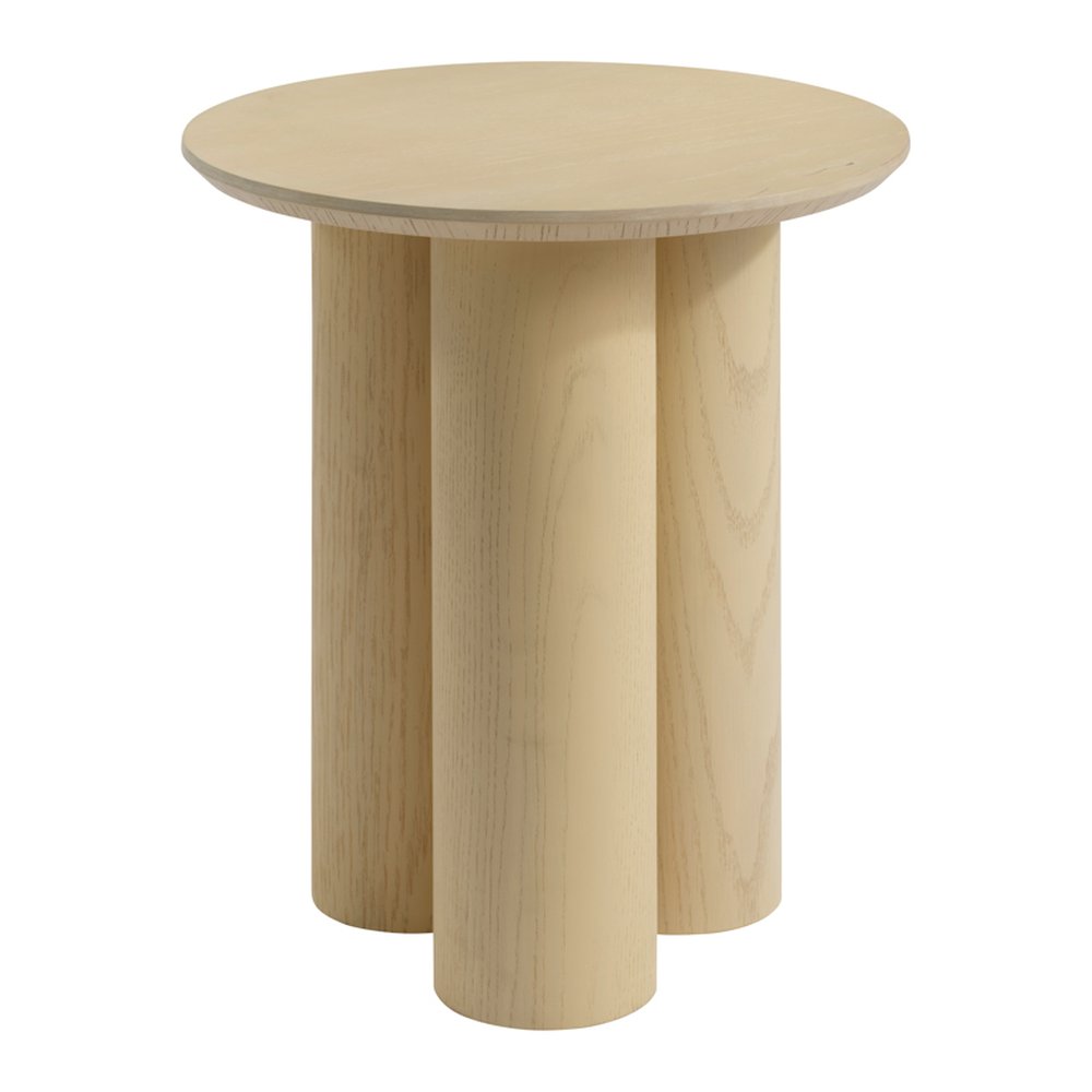 Lulworth round side table in Blonde
