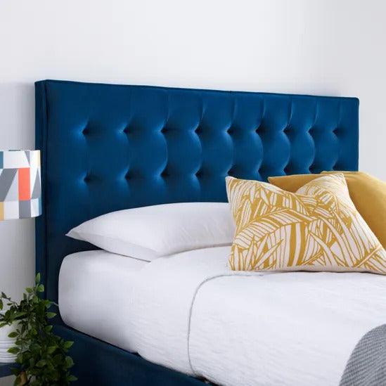 The Kingham Blue Ottoman Bed - Millie & Jones