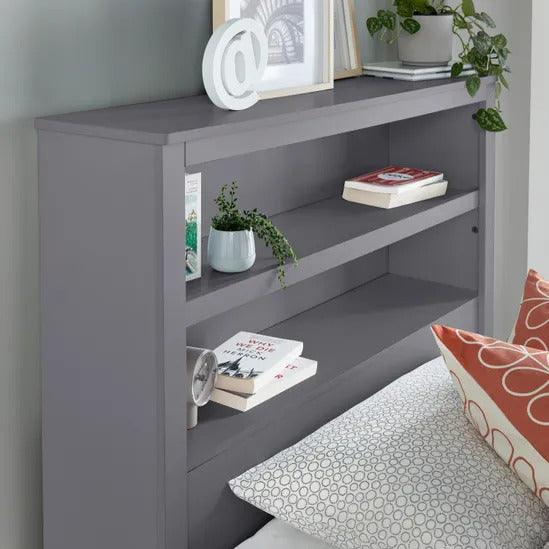 The Enzo Grey Wooden 3 Drawer Storage Bed - Millie & Jones