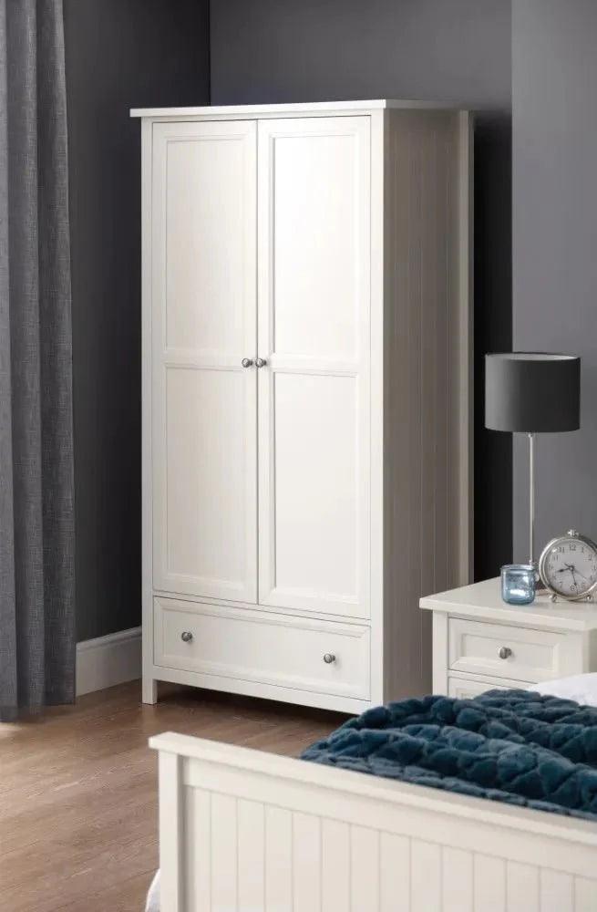 Maine 2 Door Combination Wardrobe - Millie & Jones