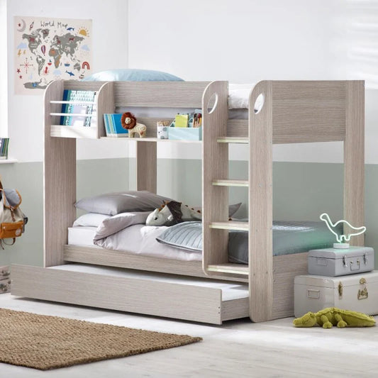 The Aurora Bunk Bed & Trundle
