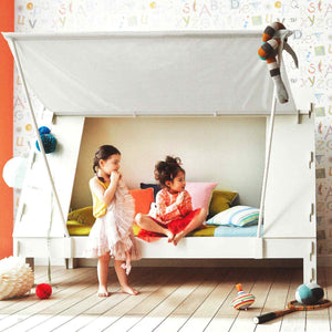 Cabin Tent Bed with a Canopy