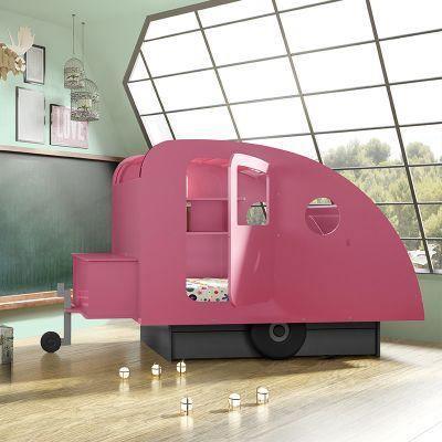 Caravan Bed with Storage Drawers & Shelves - Millie & Jones
