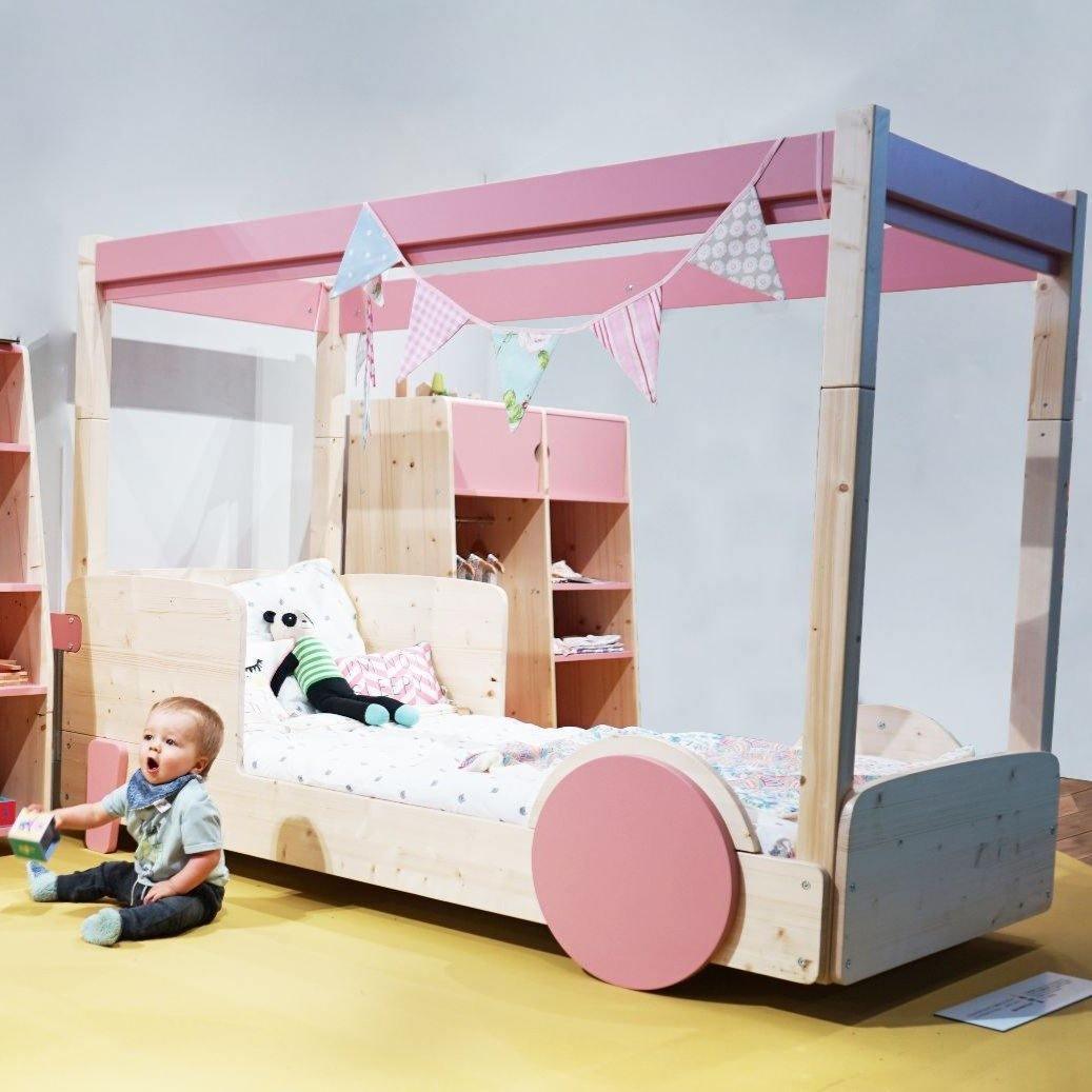 Discovery Canopy Car Bed for Kids - Millie & Jones