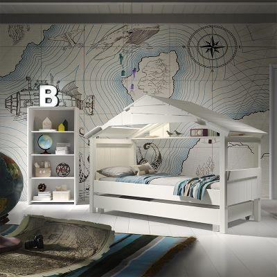 Star Treehouse Bed with Trundle Pull Out - Hover
