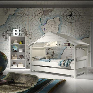 Star Treehouse Bed with Trundle Pull Out - Hover