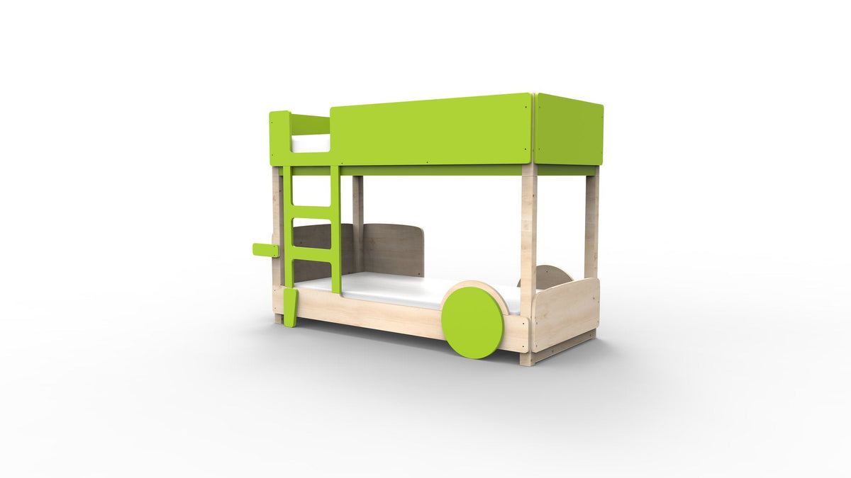 Mathy by Bols Discovery Bunk Bed in Apple Green (Bed only)