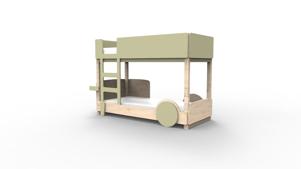 Mathy by Bols Discovery Bunk Bed in Moss Grey (Bed only)