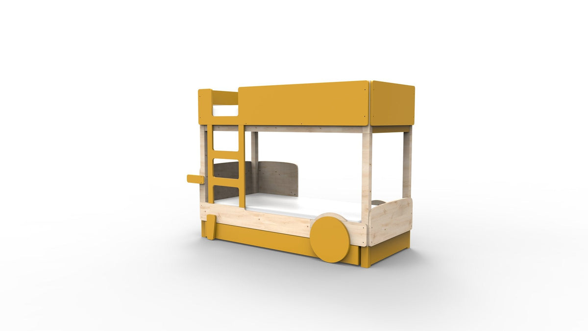 Mathy by Bols Discovery Bunk Bed in Ochre (With pull-out bed)